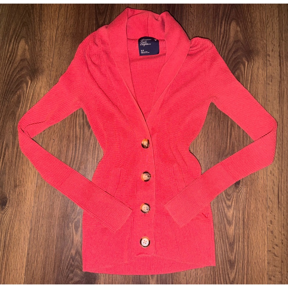 American Eagle Y2K 2000s Cardigan Button Up Size Small